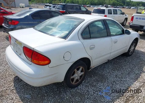 1999 Oldsmobile Alero Gl from USA, damaged, VIN 1G3NL52E0XC332662
